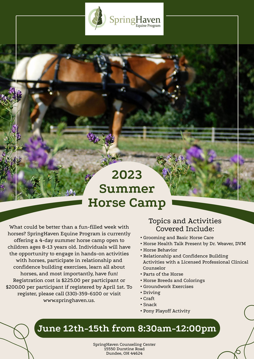 2023 Horse Camp Flyer